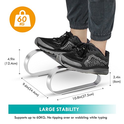 Laptop-Stand-Anypro-Aluminium-Notebook-Stand-Laptop-Computer-Stand-for-Laptop-Notebook-Computer-Stand-Laptop-Holder-Notebook-Support-for-Apple-MacBook-MacBook-Pro-Air-HP-10-17in-Laptops-Silver