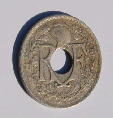 FRANCE 1921 25 Centimes COIN Post WWI Coin