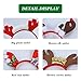 Christmas Reindeer Headbands,Aniwon 6PCS Xmas Headband Hairbands Headwear with Cute Elk Antlers for Kids Adults Christmas Party Supplies