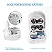 Keenstone RCR123A Rechargeable Batteries, 4Pcs 700mAh RCR123A Protected Rechargeable Li-ion Batteries with Camera Skin and Battery Case for Arlo VMS3030/3230/3330/3430 Cameras