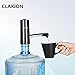 CLAKION Wireless Automatic Electric Water Pump Dispenser, Portable Water Drinking Button Pump Dispenser