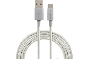 Cabo USB-C em nylon 1,5 m EUAC 15NB Branco Intelbras