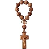 1 Decade Jujube Wood Carved 10mm Rosary
