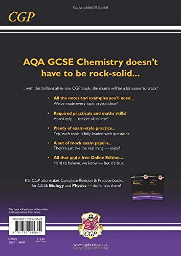 [- New Grade 9-1 GCSE Chemistry AQA Complete Revision & Practice with Online Edition (CGP GCSE
