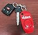Vigilant 130dB Personal Alarm - Backup Whistle - Button Activated with Hidden Off Button - Bag Key Chain Clip - Batteries Included, Red, 1-Pack