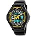 Takyae Children Kid Watches LED Digital Quartz Watch Boy And Girl Student Multifunctional Waterproof Wristwatches S - Yellow