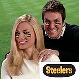 Pittsburgh Steelers Black Vinyl Eye Strip Decorations