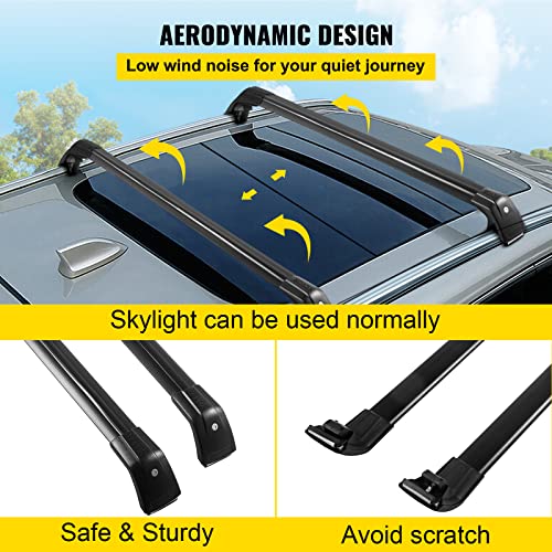 Mophorn Roof Rack Compatible with Kia Sorento 20152021 Cross Bars