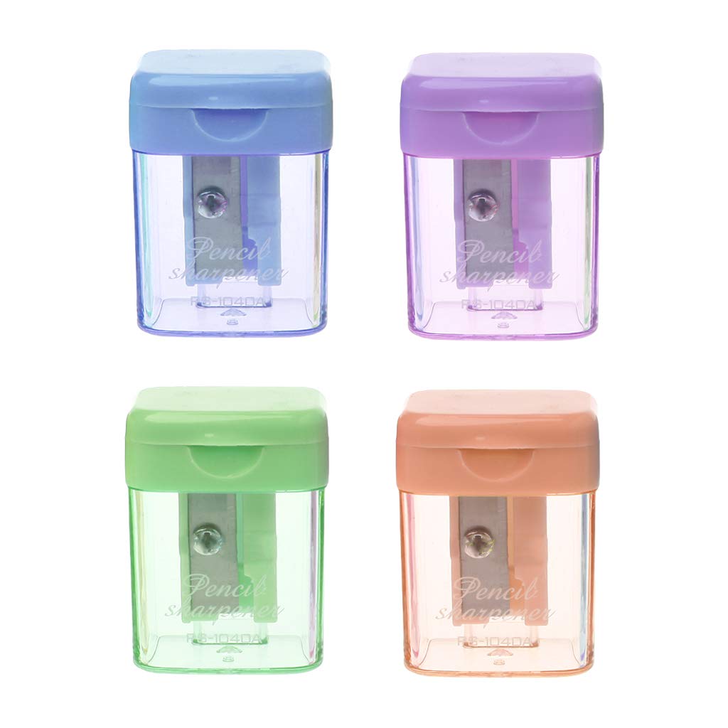 Yiwann, Mini Pencil Sharpener Hand Portable Desktop Tool,Home Office School for Kids, School Gifts for Children