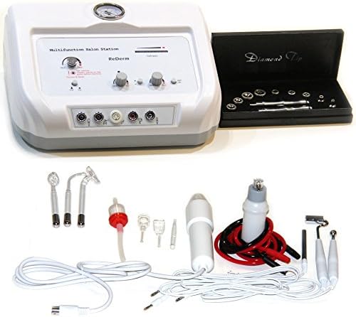 Professional SPA 5 in1 Skin Care Machine REDERM - Diamond Micro Dermabrasion High Frequency Galvanic