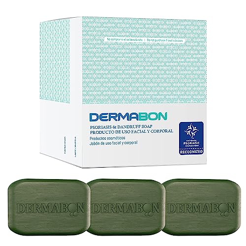 DERMABON 2 Coal Tar Psoriasis Body Wash & Eczema Bar Soap Control