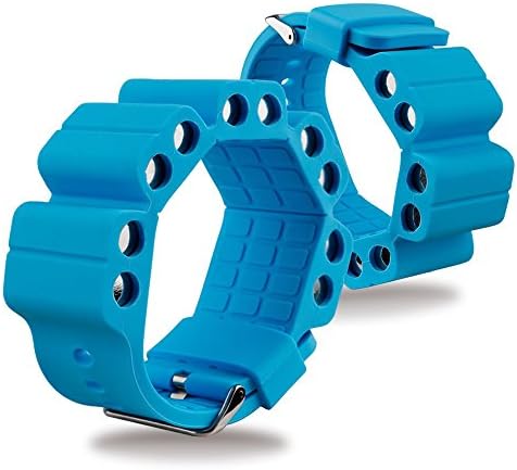 AISIDAAA Silicone Sport Wristbands For Strengthen Arm Strength With Cylindrical Stainless Steel Clasp