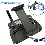 Threeking 4-12 Inches Tablet Aluminum-Alloy Foldable Extendable Holder Mount with Neck Strap Compatible for DJI Mavic Pro/Mavic 2 Pro/Mavic 2 Zoom/Spark / Mavic Air Remote Controller