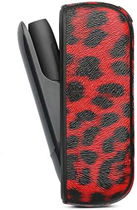 Mieyiu PU Leather Cover for IQOS 3.0 Case Protective Sleeve red
