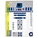 Star Wars Trapper Keeper Notebooks with Snapper Trapper by Mead, 1 Subject, Wide Ruled, 3 Pack (73499)