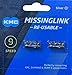 Chain Link KMC MISSINGLINK 9SPD 6.5MM Card of 2