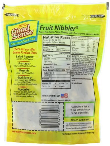 Good Sense Fruit Nibbler, 6.5-Ounce Bags (Pack of 12)