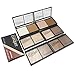 2 Colors Face Matte Powder Contour Bronzer Highlighter Palette Set Trimming Brozer Face Contour Grooming Pressed Powder