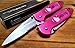 Hello Kitty Spring Assisted Custom Made Pocket Knife Sharp Outdoor hunting collectible (Pink)