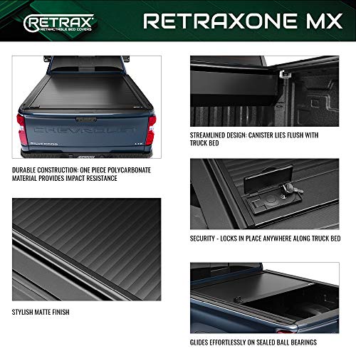 RetraxONE MX Retractable Truck Bed Tonneau Cover 60232 Fits 2009 2018, 2019 2020 Classic