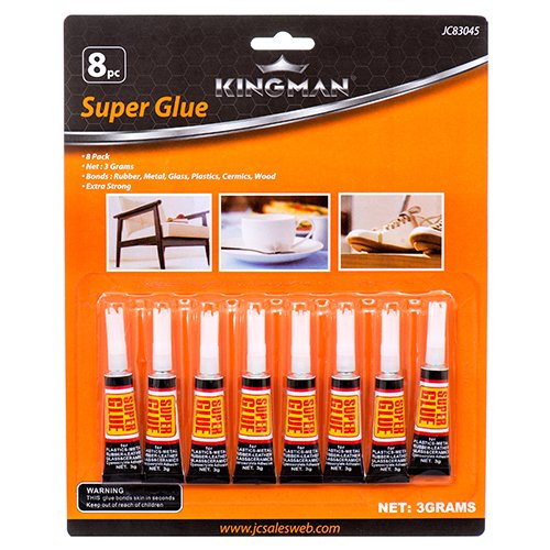 Super Glue W/ Blister (8 Pieces)