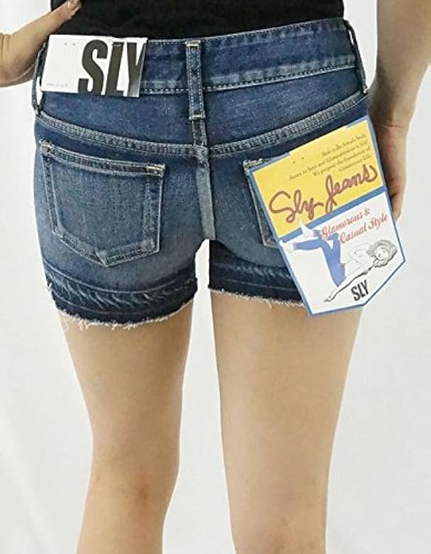 Amazon スライ Sly ブリーチ加工デニムショートパンツ ショート