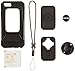 Rokform iPhone 6/6s Fuzion Pro Series Aluminum & Carbon Fiber Rugged Magnetic Phone case with twist lock & universal magnetic car mount (Black) 532201
