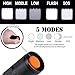 BESTSUN Ultra-Bright LED Flashlights, Cree XM-L T6 LED Zoomable 5 Mode LED Flashlight Torch Lamp Zoom, 2 Pack
