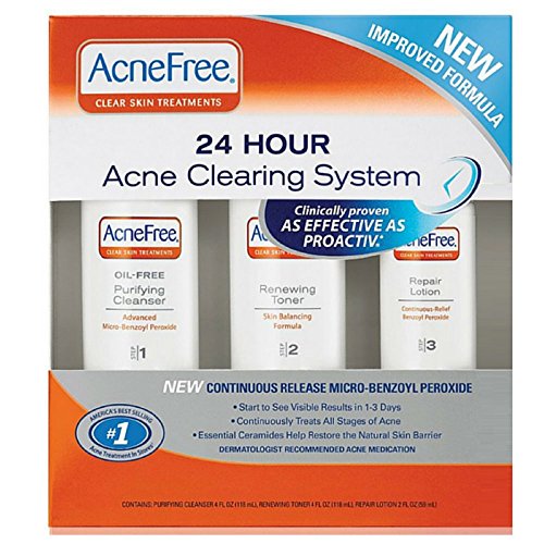 Acnefree 24 Hour Acne Clearing System Kit (Pack of 6)