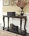 Ashley Furniture Signature Design - Norcastle Sofa Table - Rectangular - Dark Brown