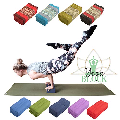 Laeto-Zen-Sanctuary-Thai-Yoga-Meditation-or-Pilates-Kapok-Filled-Support-Pillow-Block-Cushion-in-Traditional-Thailand-Fabric-35x15x10cm