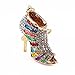 Crystal Rhinestone Diamante High Heel Shoe Decoration Chain for Phone Car Bag Key Ring keychain Charm Gift - Perfect for Women Ladies Girls' Phone Key Bag Multi-colored