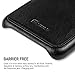 iPhone 7 Case, Benuo [Card Slot Vintage Series] [Genuine Leather] Soft Leather Case [2 Card Slots], Ultra Slim Leather Case Back Cover for Regular iPhone 7 / Special Edition (Stylish Black)