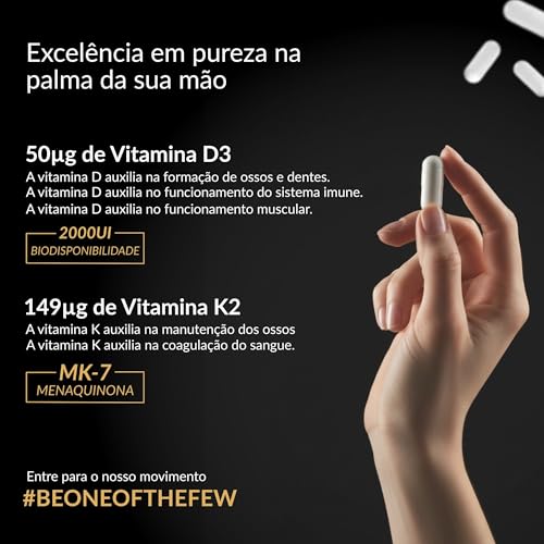 Vitamina D3 K2 60 Capsulas Ellym Nutrition 2000 Ui D3 149 Mcg K2 Mk7 2 Meses Fortaleciomento Ósseo E Muscular