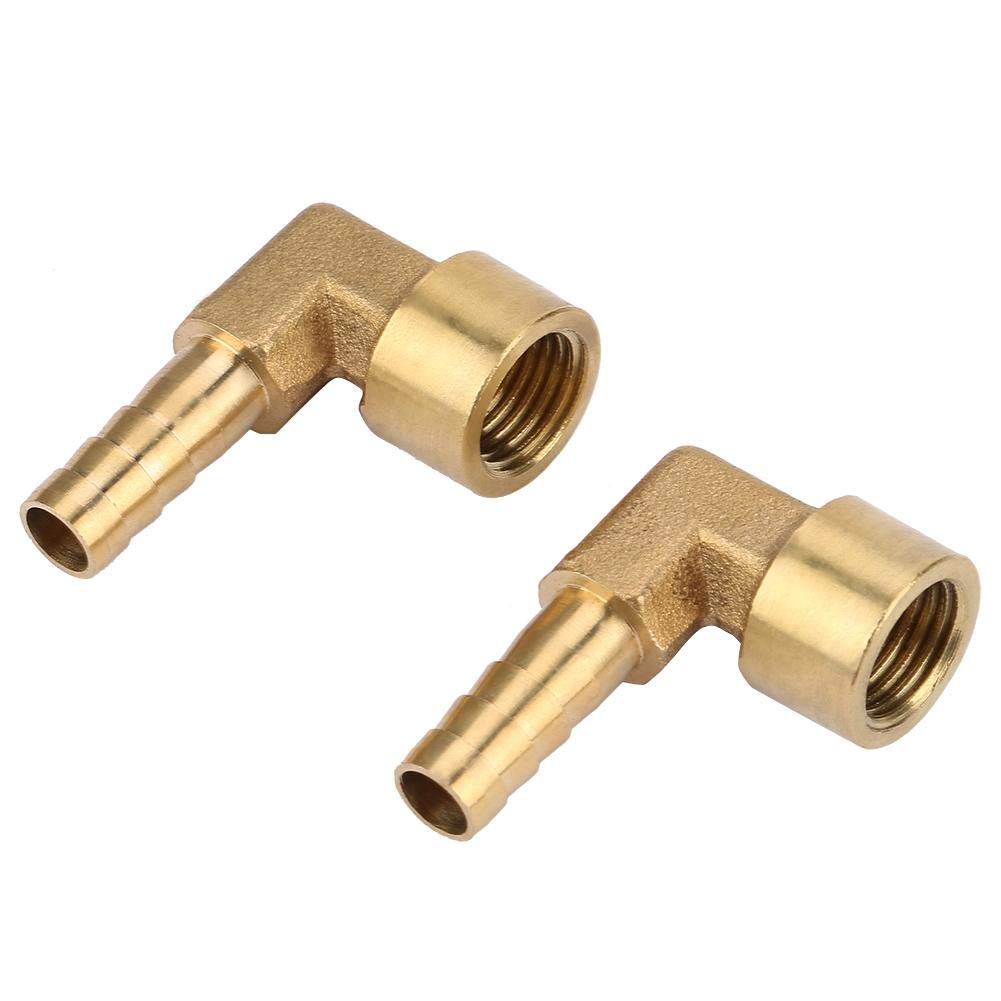 Gomito In Ottone 90° G1/2 – Raccordo A Innesto Rapido Per Tubo Flessibile – 8mm / 10mm / 12mm