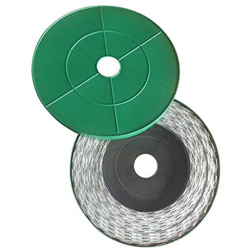 Vislone Razor Wire Galvanized Barbed Wire, Outdoor Garden Razor Wire Helical Wire Roll, Decorative Fences
