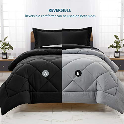 4 CozyLux+Reversible+Comforter+Lightweight+Alternative