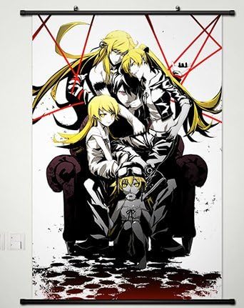 Bakemonogatari Home Decor Anime Wall Scroll Poster Fabric Painting Key Roles 048 L