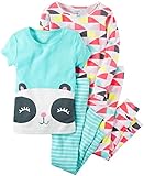 Carter's Baby Girls 4 Pc Cotton 331g225, Print, 18 Months Baby