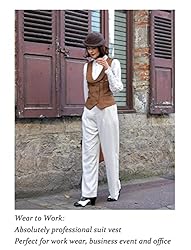 Belle Poque Womens Plus Size Waistcoat Vest Vintage