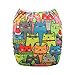 ALVABABY Pocket Cloth Diapers Reusable Washable Adjustable for Baby Boys and Girls YD61