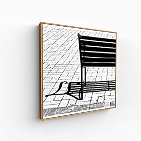 Canvas Wall Art for Living Room, Bedroom Silence Framed Canvas Prints for Home Decoration Ready to Hang - 16x16 inches