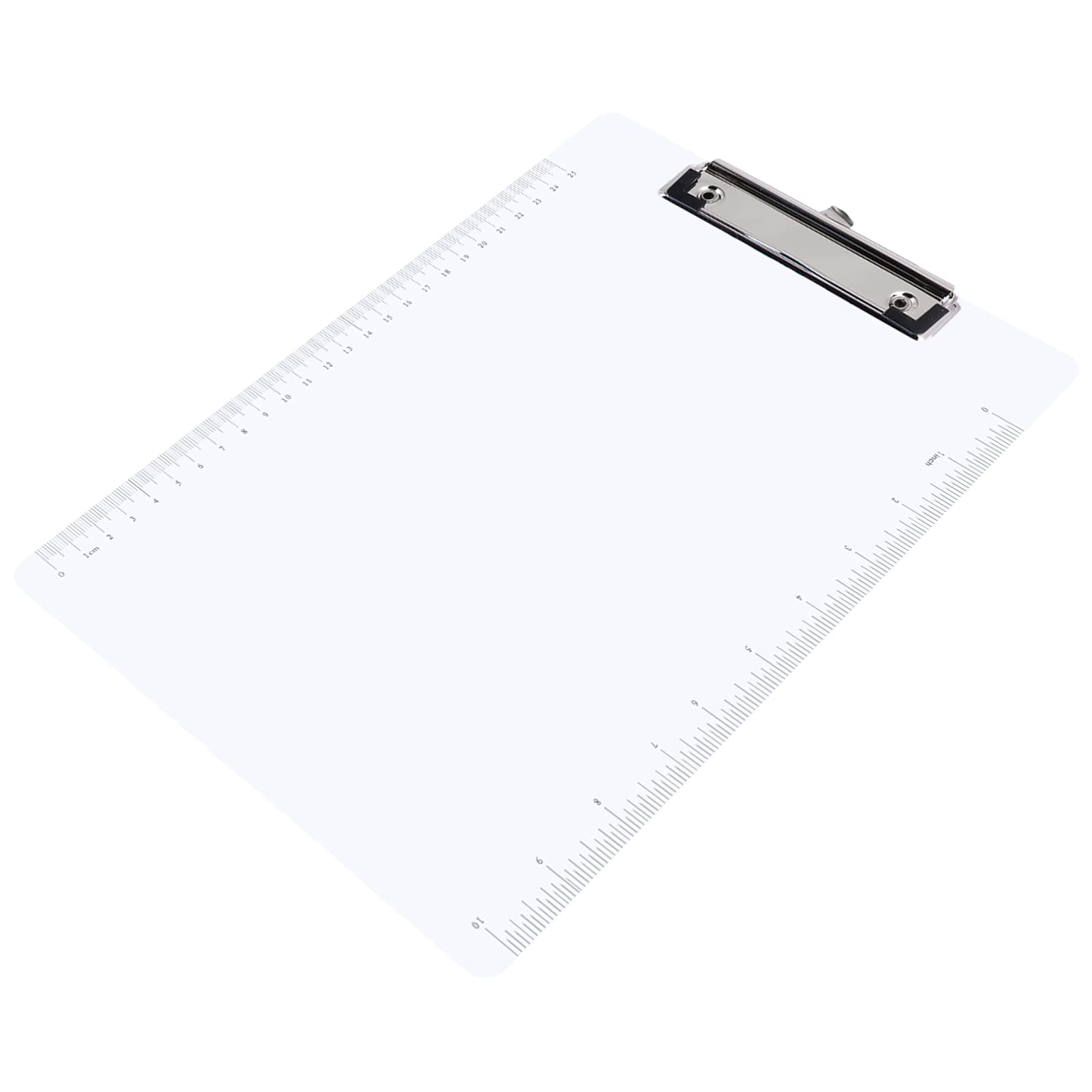 NUOBESTY 6Pcs Whiteboard Clipboards Dry Erase Front Surface with Low Profile Clip for Classroom Office Business Use