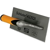 Schluter Kerdi Square-Notch Trowel - Ideal for Installing Kerdi - 1/8" X 1/8", 1-Pack - TRL-KER