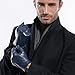 MATSU Men's Nappa Leather Soft Suede Long Fleece Lined Gloves Police Style Ku011
