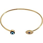 Alex and Ani Evil Eye Bracelets - Sapphire & Crystal Stones, Nickel-Free, Radiant Evil Eye Jewelry for Women