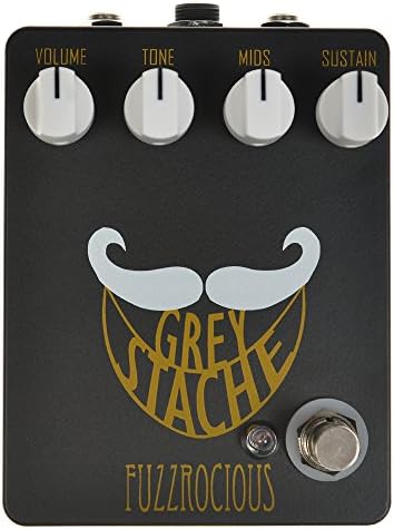 Fuzzrocious Grey Stache Muff Fuzz Black/Orange