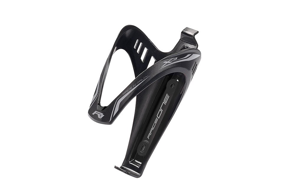 RaceOne - X3 Water Bottle Cage for Bicycle Bottles in Black/Silver