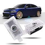 CAR ROVER Car Door LED Logo Projector Lights Welcome Ghost Shadow Courtesy Step Lamp for Dodge Charger Avenger Magnum Series (Pack of 2)