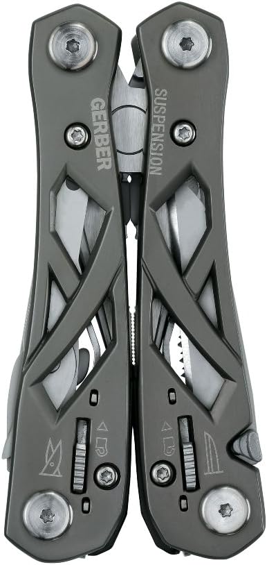 Gerber Suspension Multi-Plier [22-01471], Titanium, Medium - Multitools - 